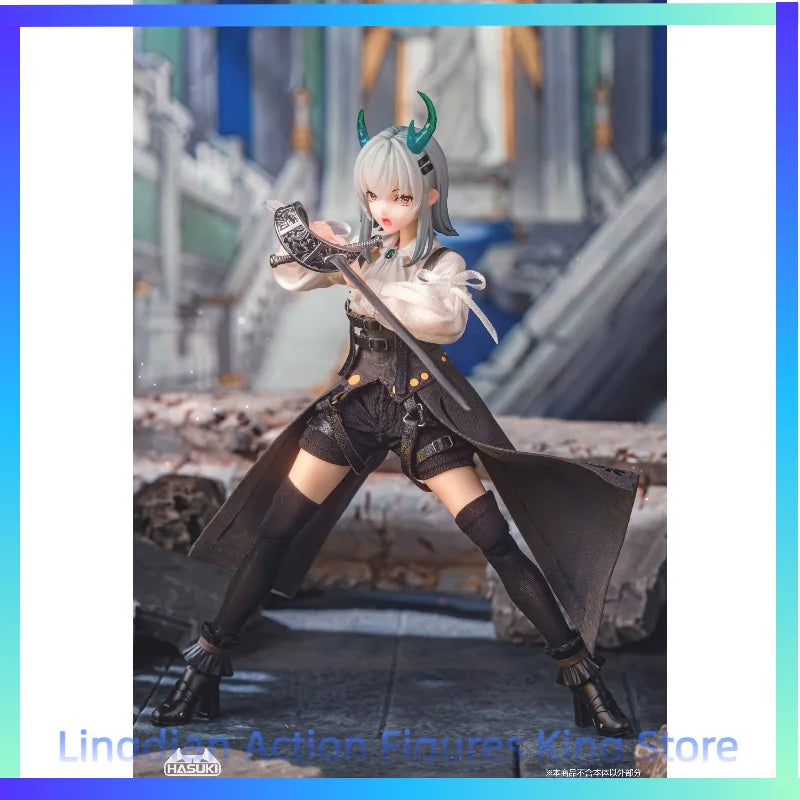 In Stock 1/12 Hasuki Pa008 Rose Knight Gloria Figure Joint Movable Toy Figures Full Body Replacement Doll Gift Game Periphery