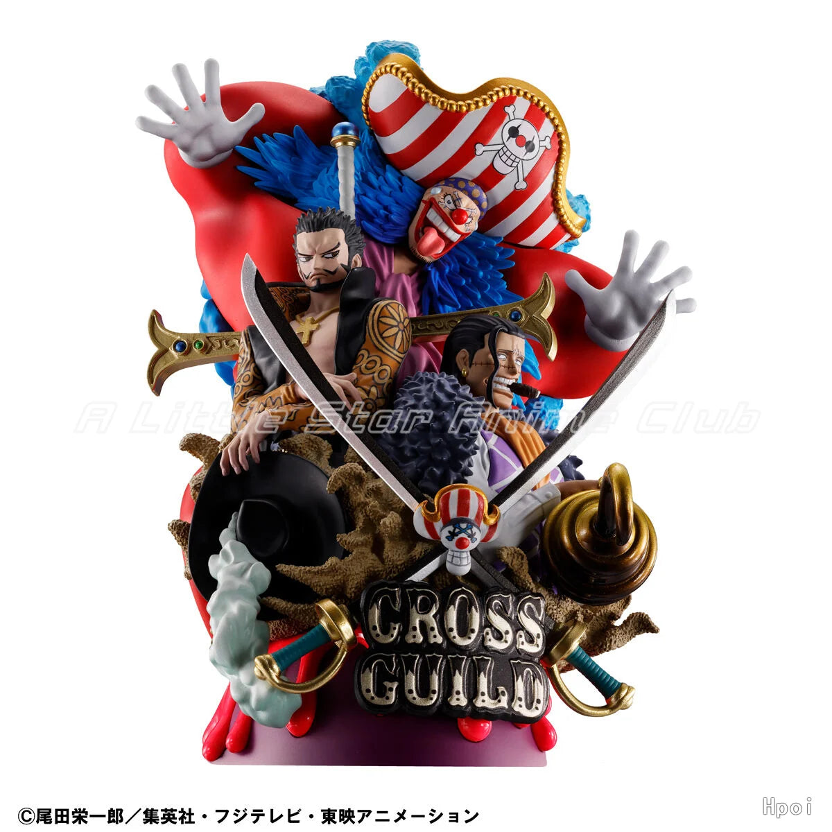 In Stock Original MegaHouse Puchirama SeriesDX LOGBOX ONE PIECE 03 Cross Guild Gift Figure Model