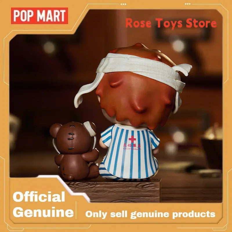 POP MART Hirono Good Pharmacy Collectible Blind Card Figure Desktop Ornament Cute Toy Figurine Gift For Anime Lovers Collectors