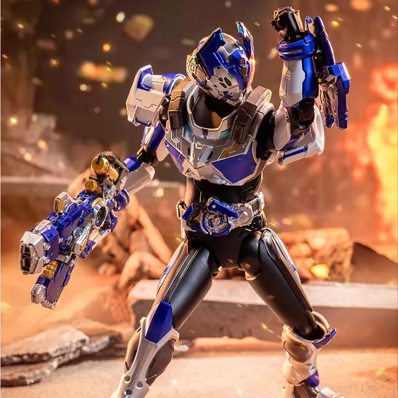 Nuclear Gold Reconstruction Overlord Battle God Baatar & Tamir 1/10 Scale Action Figure, Articulated Collectible Anime Model Toy