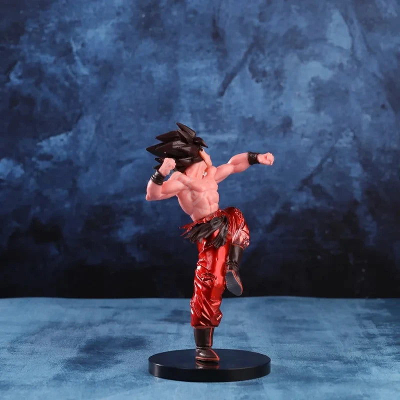 Dragon Ball Z Blood of Saiyan BOS SP10 Kaiwang Fist Son Goku Action Figure PVC Collection Model Classic Ornaments Toy Gift