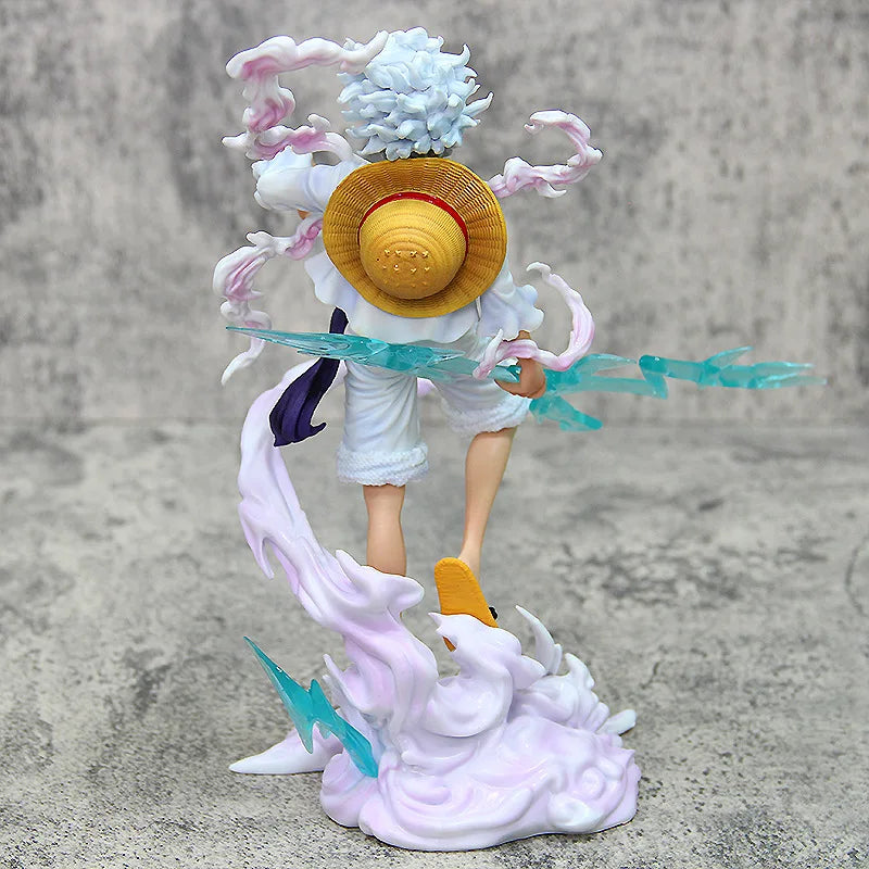 24cm One Piece Luffy Figures Sun God Monkey D Luffy Action Figures PVC Anime Model Collection Statue Decoration Toys Doll Gifts