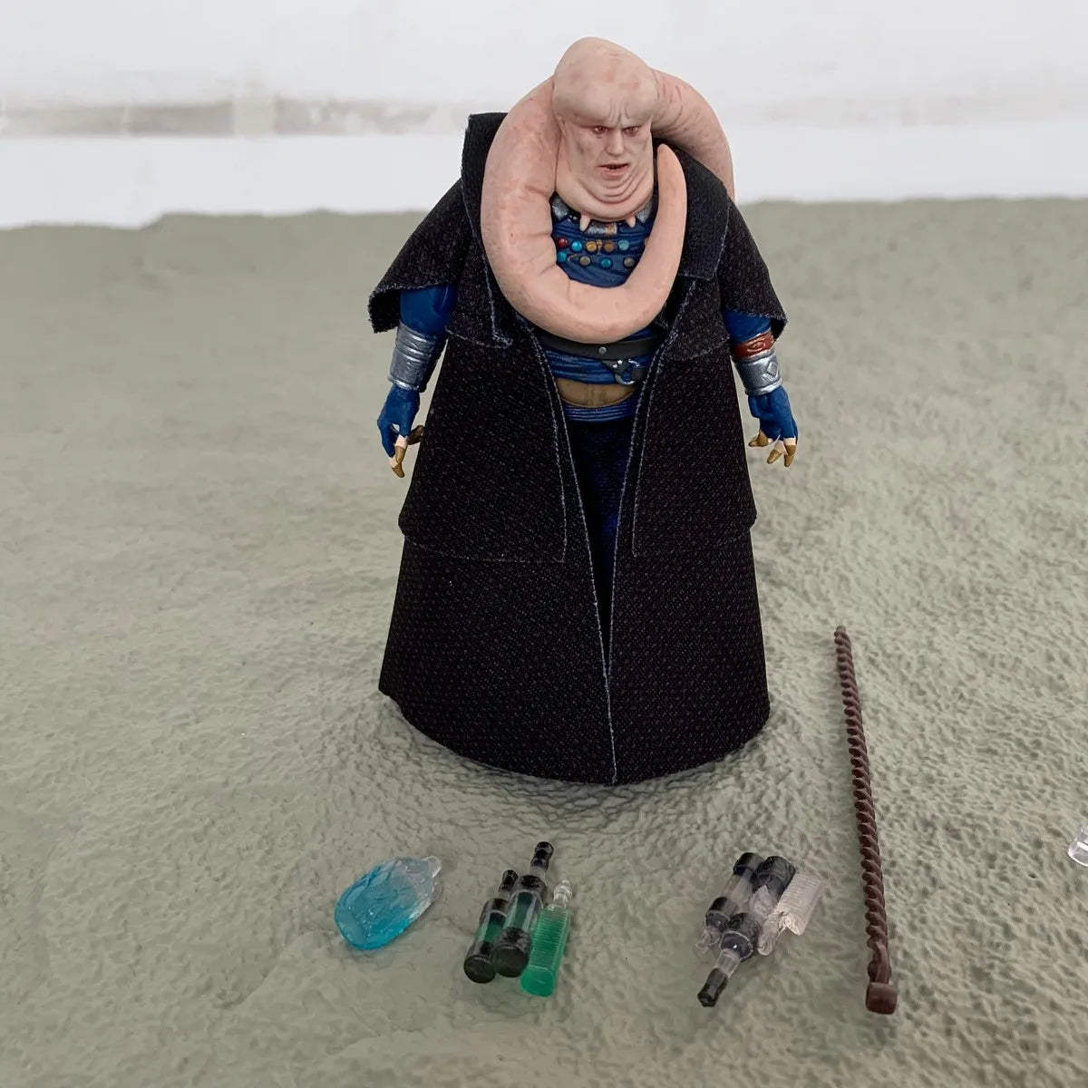 3.75'' Star WarsThe Vintage Collection Kenner Bib Fortuna w/ Staff Accessory Tatooine Throne Room Jointed Action Figures Toy