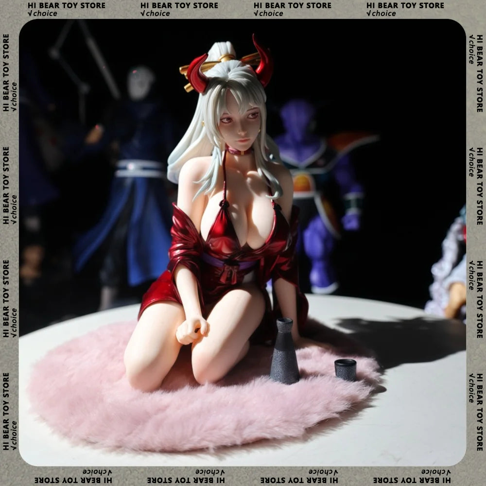 17 см Ямато Аниме Фигурка Едно парче Ямато Фигурки Три Цвета Секси Момичета Статуя Модел Колекция Декорация на Стая Играчка Детски Подаръци