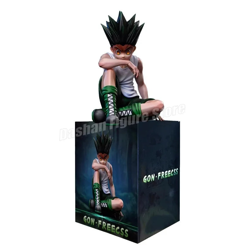 PG Hunter×Hunter GON FREECSS Killua Zoldyck екшън фигурка Noodle Stopper Аниме Killua фигурка статуя кола орнаменти PVC модели играчки