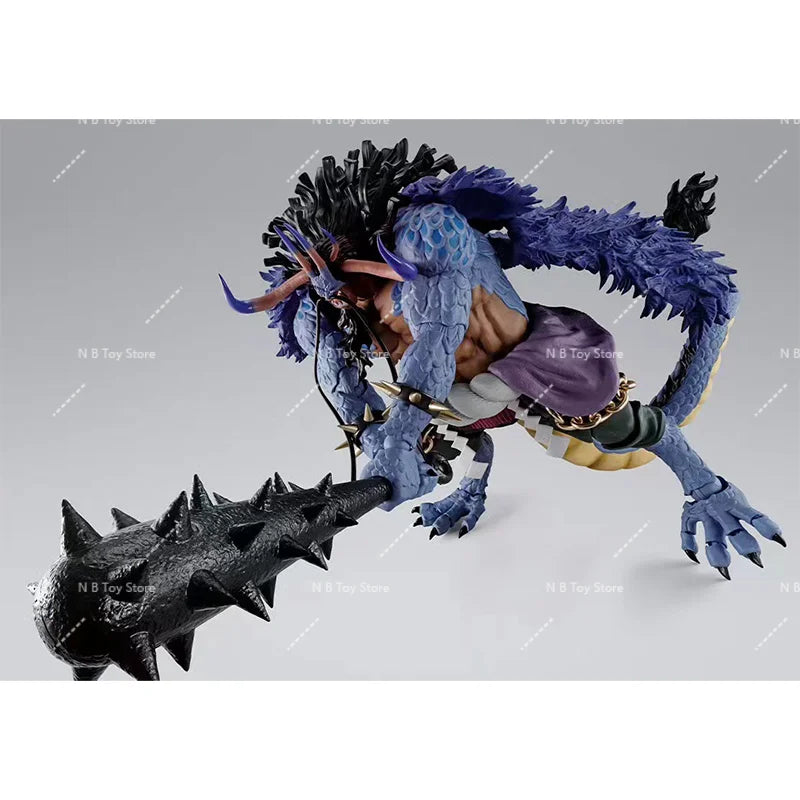 In Stock Original Bandai S.H.Figuarts Shf Kaido De Las Beasts Form of Human Beast Kaidou Anime Collection of Action Figure Toys