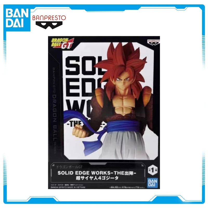 Original in stock Bandai Spirits BANPRESTO Solid Edge Works The Departure Dragon Ball GT Gogeta SSJ4 Collection WY Model Toys