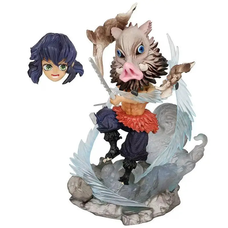 Hot 8-10CM Anime Demon Slayer Figure Kamado Tanjirou Agatsuma Zenitsu Nezuko Action Toy Warrior PVC Model Collectibl Toy Gifts