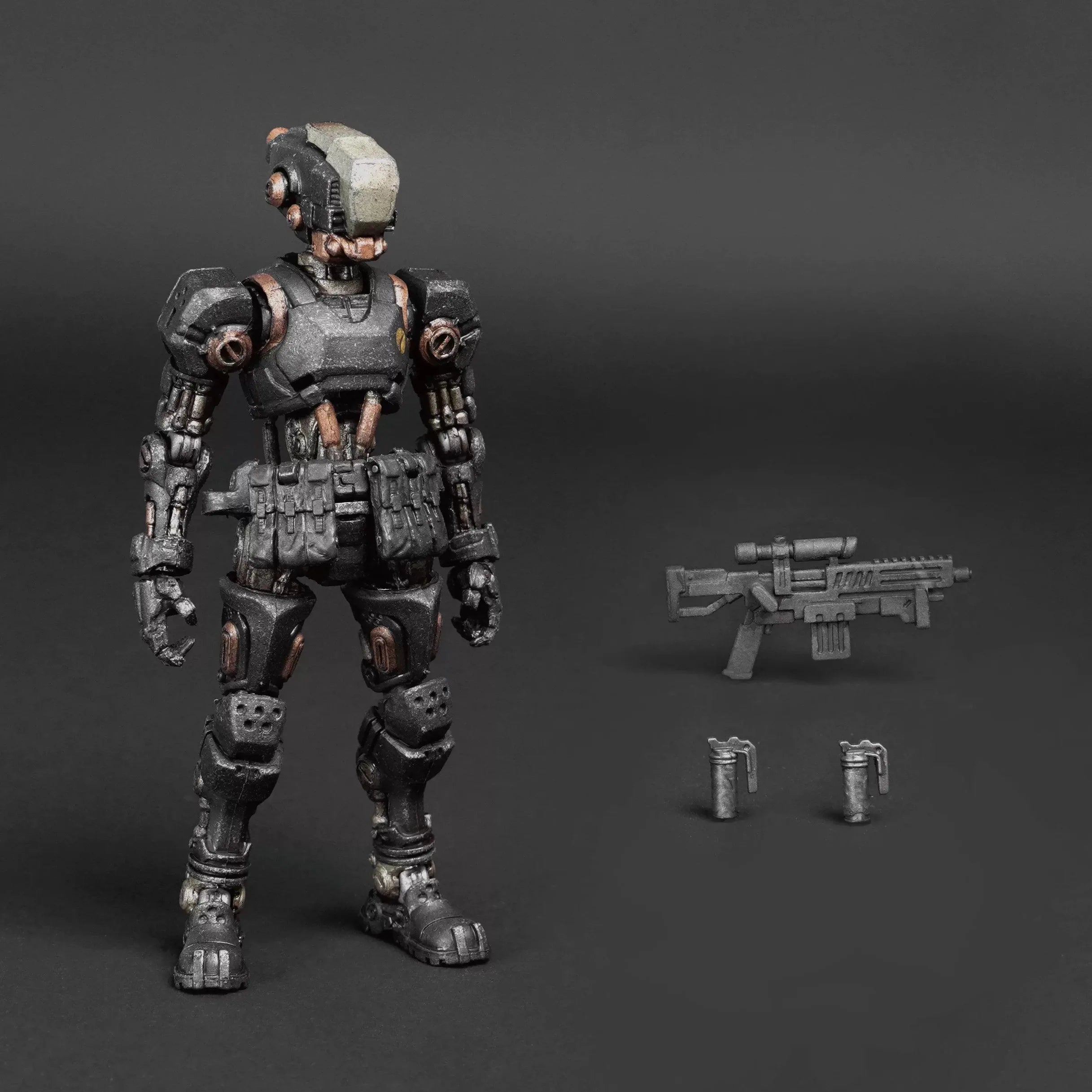Acid Rain War FAV-A135 Simupuppet P4 1/18 Action Figures Collection Model Toys