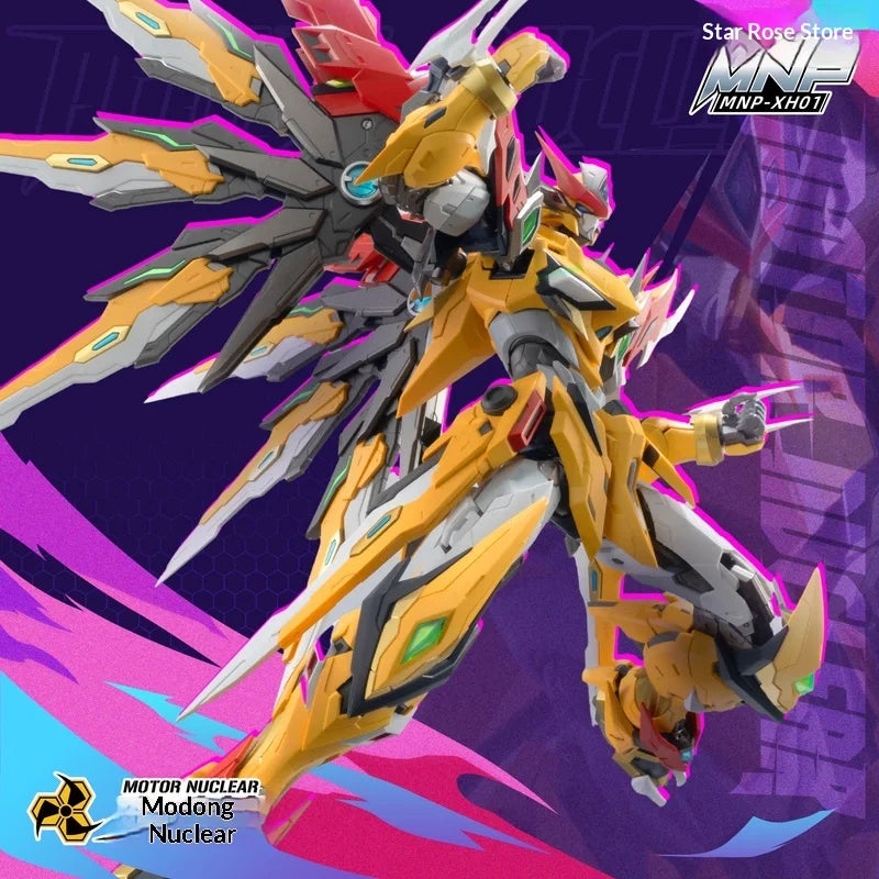 Motor Nuclear MNP XH01 Posable Assembly Mecha Model With Alloy Frame Large Wings Original Chinese Design For Hobby Collectors