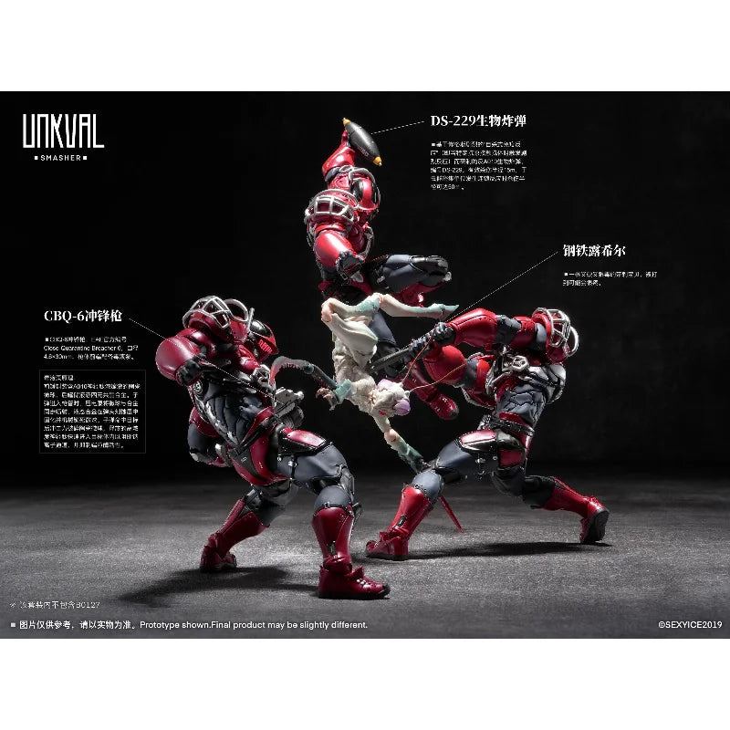 In Stock SEXY ICE Studio 1/12 Scale UNKAVL CRUSHER Insect Series Assault Type-1 Action Figure Anime Model Within 48 Hours