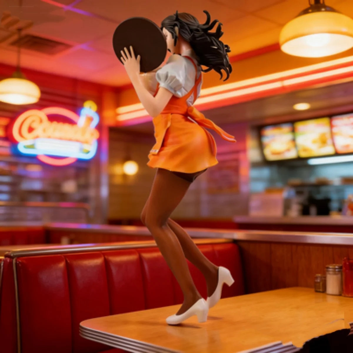 29cm Young Wife Waitress Hitomi Girl Figure Oda Non Product Model Statue Boys Collection Desktop Decoration Ornament Toys Gifts