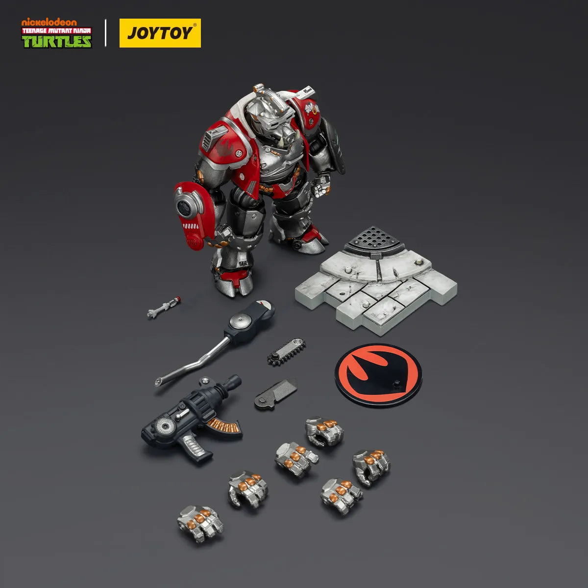 Spot goods TOYJOY 1/18 TMNT Ninja Turtles, Steel Bullhead, Pigface, "Long Live Rock 'n' Roll" Articulated Action Figures