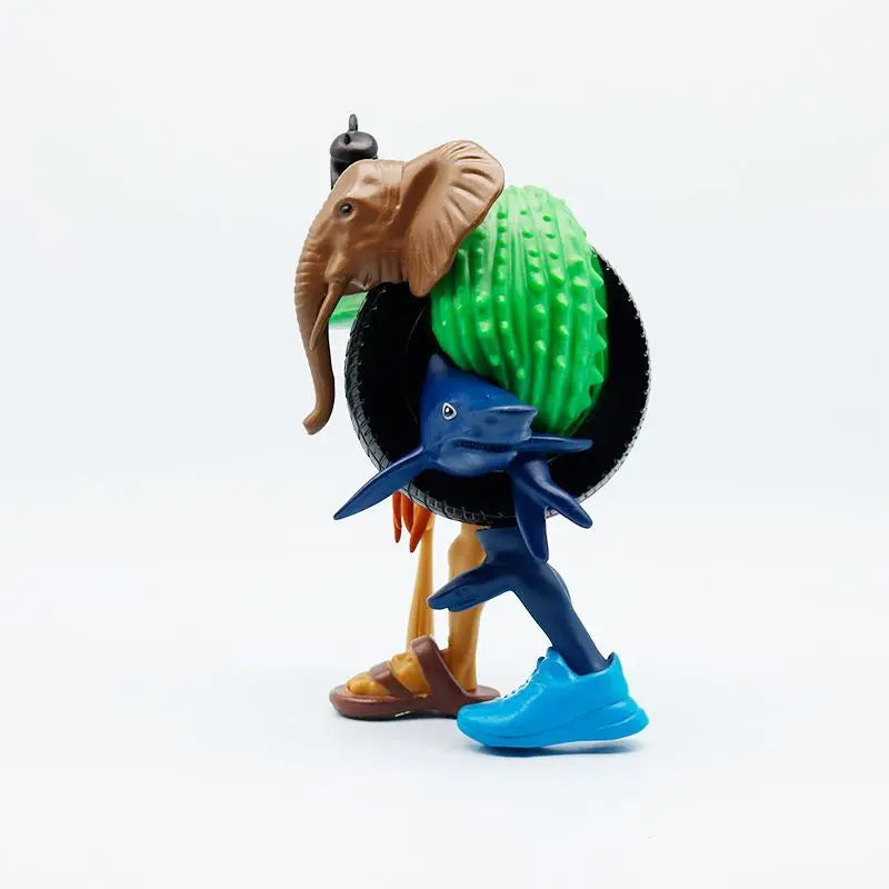 Italienische Brainrot Figur Monster Fusion Edition Tungtungtung Sahur Figur Tralalero Tralala Spielzeug Cartoon Modell Ornament Geschenke
