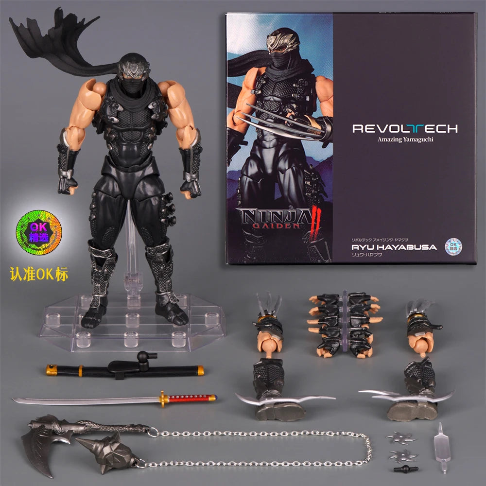 Hot New Product Amazing Yamaguchi Ninja Gaiden Ryu Action Doll Pvc Model High Quality Collectible Toy Decoration Birthday Gifts