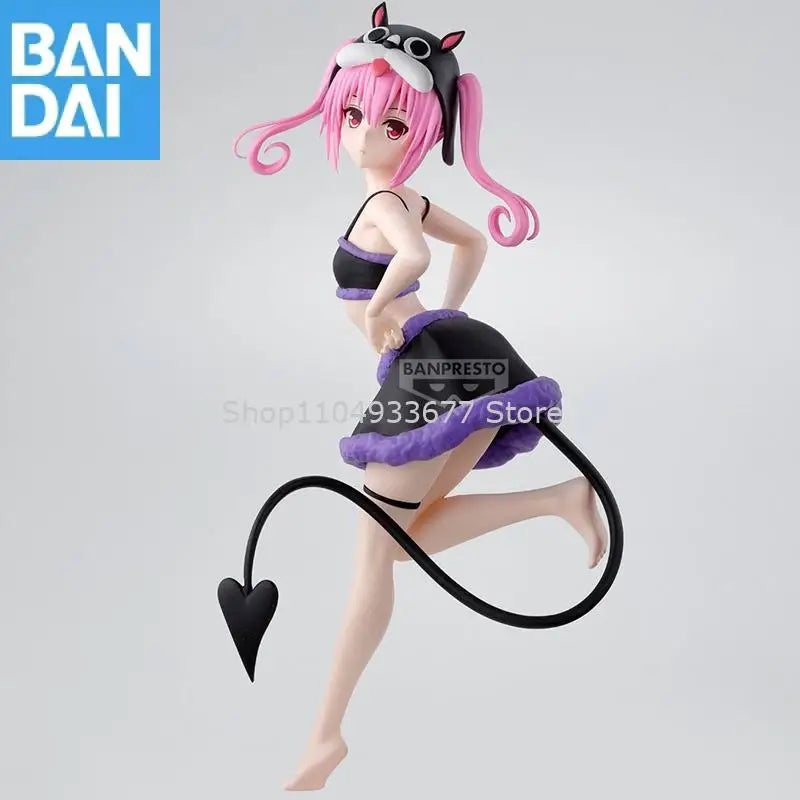 Bandai To Love Ru Darkness Glitter Glamours Momo Belia Deviluke Lala Satalin Deviluke PVC Figure Model Collector Figurine Toys