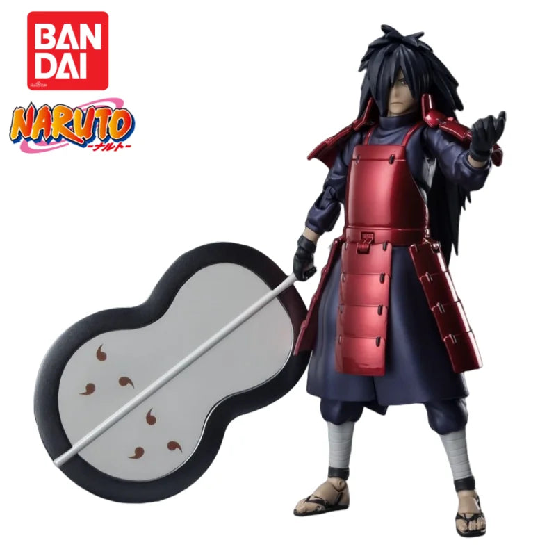 100% Genuine In Stock Original Bandai Naruto S H Figuarts Anime Merchandise Action Figure Uchiha Madara Figurine Ornaments Model