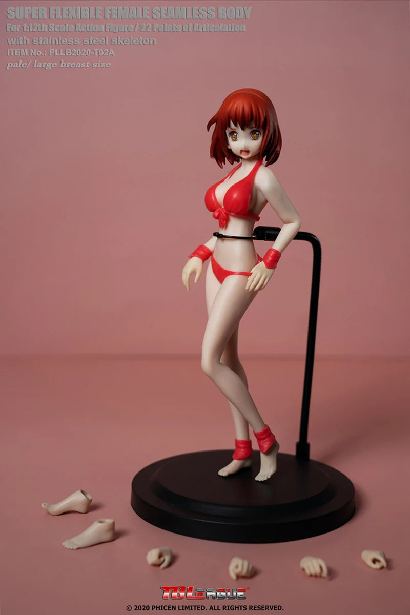 TBLeague Phicen 1/12 Scale TM01A TM02A T01A T01B T02A T02B T03A T03B T04A T04B T05A T05B Female/Male Pale/Suntan Body With Head