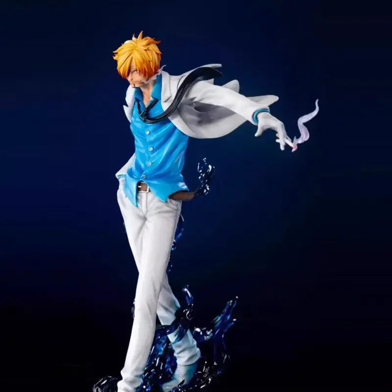 25cm One Piece Sanji Anime Figure Fashion Show Sanji Figurine Pvc Model Statue Doll Decoration Collection Desk Ornament Toy Gift