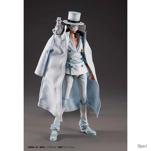 MegaHouse Variable Action Heroes Figure【ONE PIECE】Rob Lucci Monkey D. Luffy Gear 4 Boundman, Articulated Collectible Figure