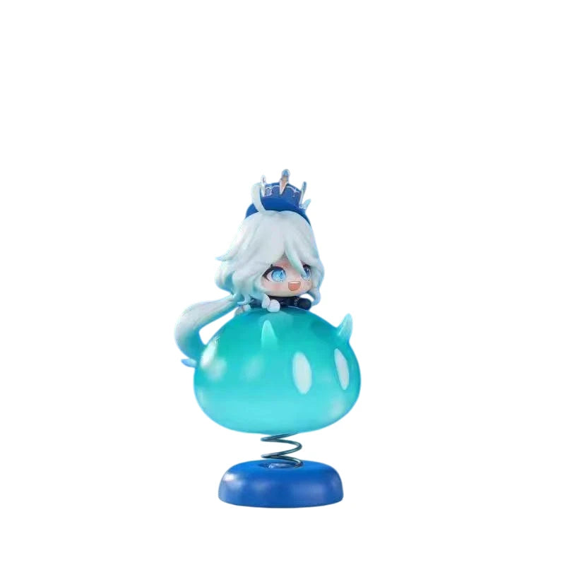 Genshin Impact Q Version Furina Figure Anime Vibrating Model Statue Collectible Toys Desktop Ornament Gitf For Fans And Gamers