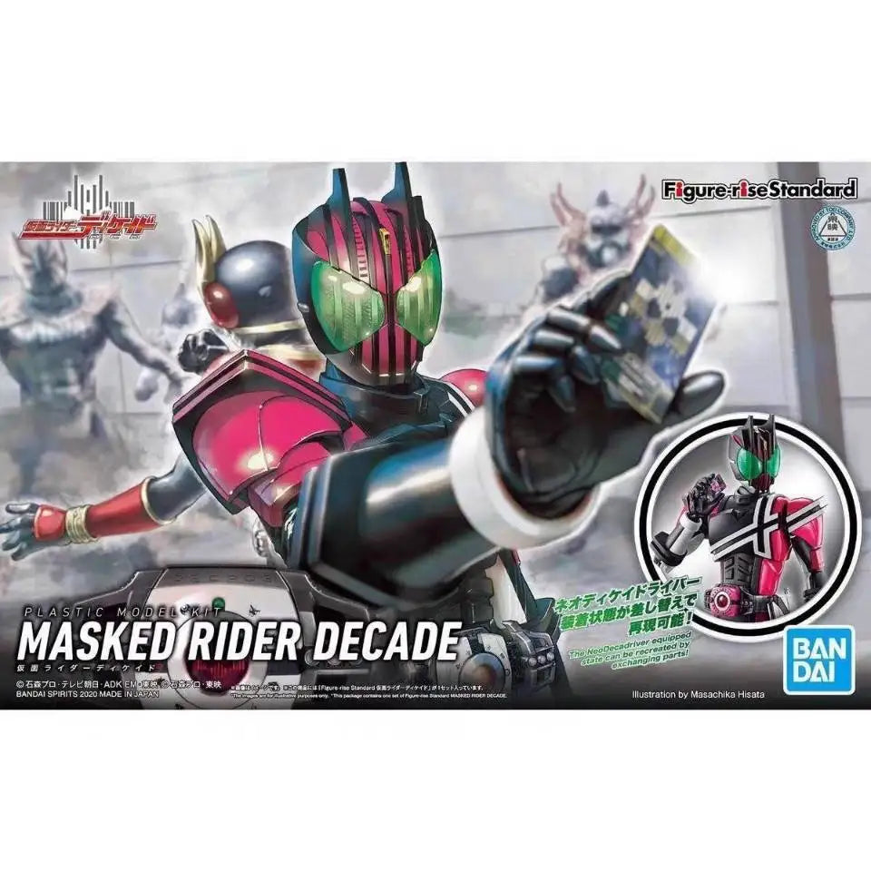 New Hot Genuine Bandai Frs Model Figure Rise Kamen Rider W 01 Decade Kuuga Drive Action Figures Toy Decoration Kid Festvial Gift