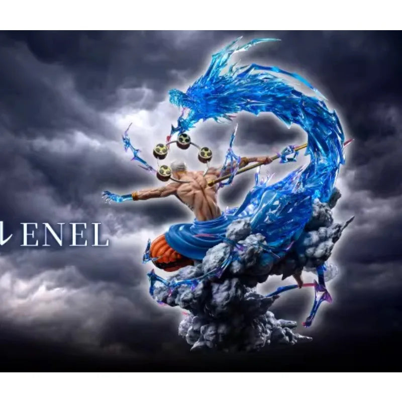 IN STOCK JT Studio Toys One Piece Anime Fiugres Enel Figure 35cm Glow Model Ornament EVIL Enel Collection Birthday Custom Gifts