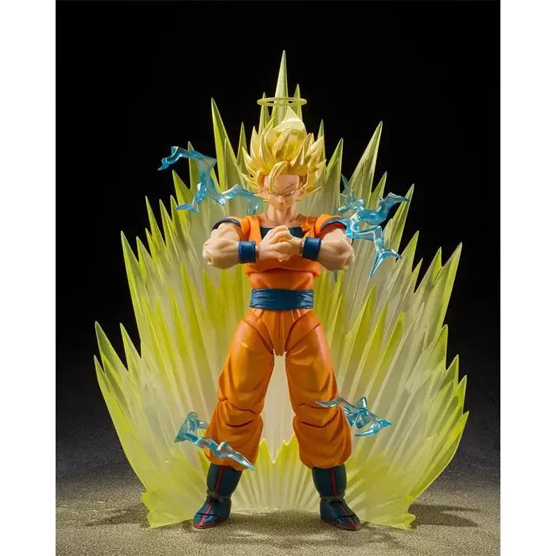 В наличност Оригинални фигурки BANDAI SHFiguarts Super Saiyan 2 Son Goku 2022 Ексклузивна колекция от аниме екшън фигурки Dragon Ball Z