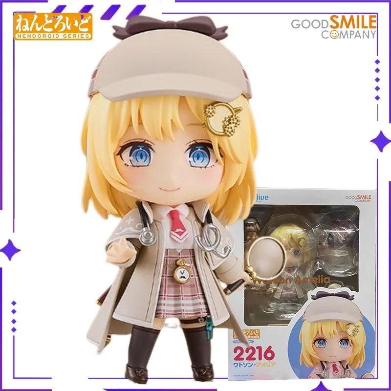 New GSC Original Hololive Series Clay Man # 2216 Hololive Amelia Watson Anime Finished Product Movable Doll Model ToyGiftcollect