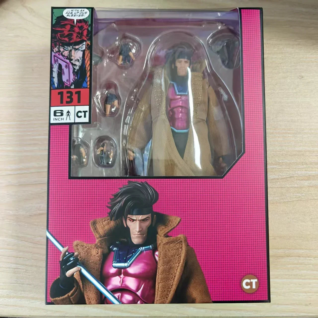 Original Ct Toys Gambit Mafex 131 – X-Men Wolverine SHF Anime Figurine – Customized Gift Toy