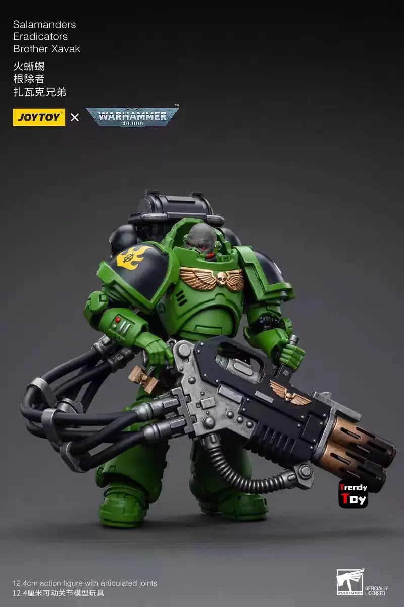 【JOYTOY】Warhammer 40K Salamanders Eradicators Brother Xavak 1/18 Action Figure Toys