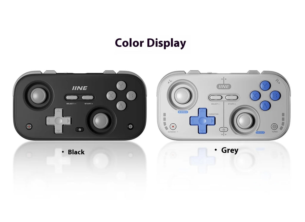 IINE Retro Pocket Gamepad Retro Gaming Controllers Wireless Bluetooth 1000Hz Hall Joystick Portable For Android IOS Phones PC NS