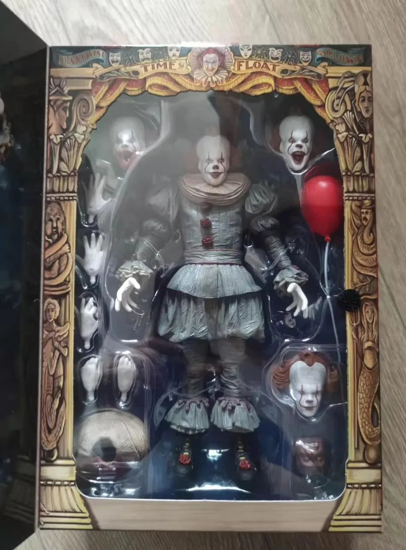 NECA Pennywise Figure Welcome to Derry Ultimate Pennywise 7” Scale Action Figure Model Horror Halloween Gifts