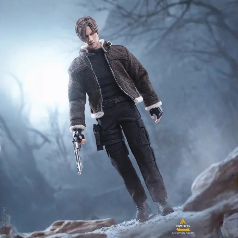 Original In-Stock 1/12 NWtoys Leon Lee Sangguang Biohazard OG Cloth Action Figure Model Desktop Collection Ornament Toys Gifts