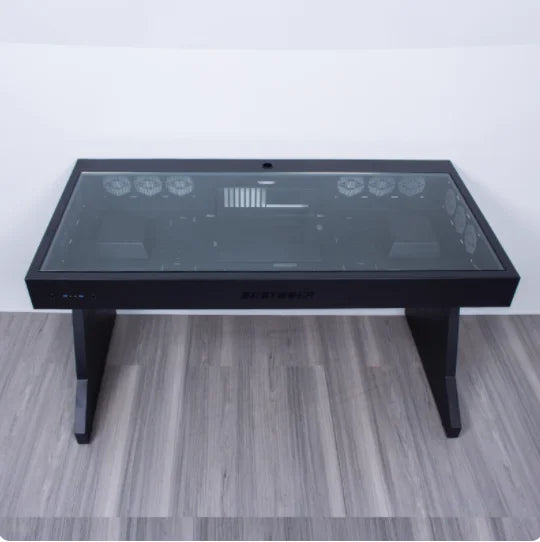 Computer chassis integrated table, two hosts can be installed for two, cool MOD large chassis, water-cooled e-sports table Y13