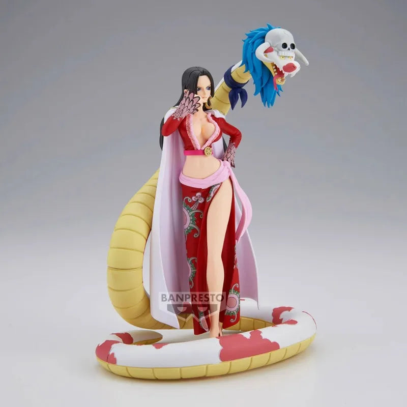 Bandai Original Banpresto Anime One Piece DXF DIE GRANDLINE SERIE EXTRA Boa Hancock PVC Action Figure Modell Sammlung Spielzeug