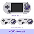 SF2000 3-Zoll-IPS-Bildschirm, tragbare Mini-Spielkonsole mit über 8000 vorinstallierten Spielen, Retro-Spielkonsole und AV-Ausgang