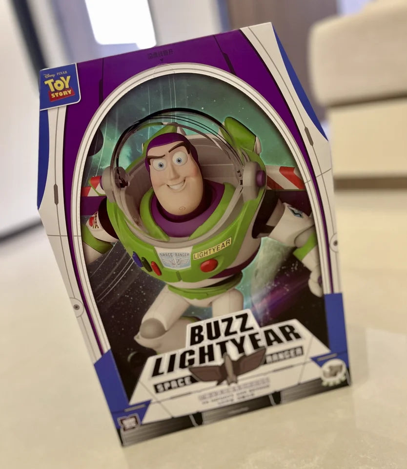 Genuine Hot Toy Story Buzz Lightyear Assembled Model Large Size Collection Ornament Surprise Birthday Gift Toy For Children