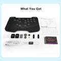 Duelpad Zen Metal  Game keyboard controller Ergonomic Leverless Ergo-split All-button/Stickless Arcade Controller For PC/NS/PS4