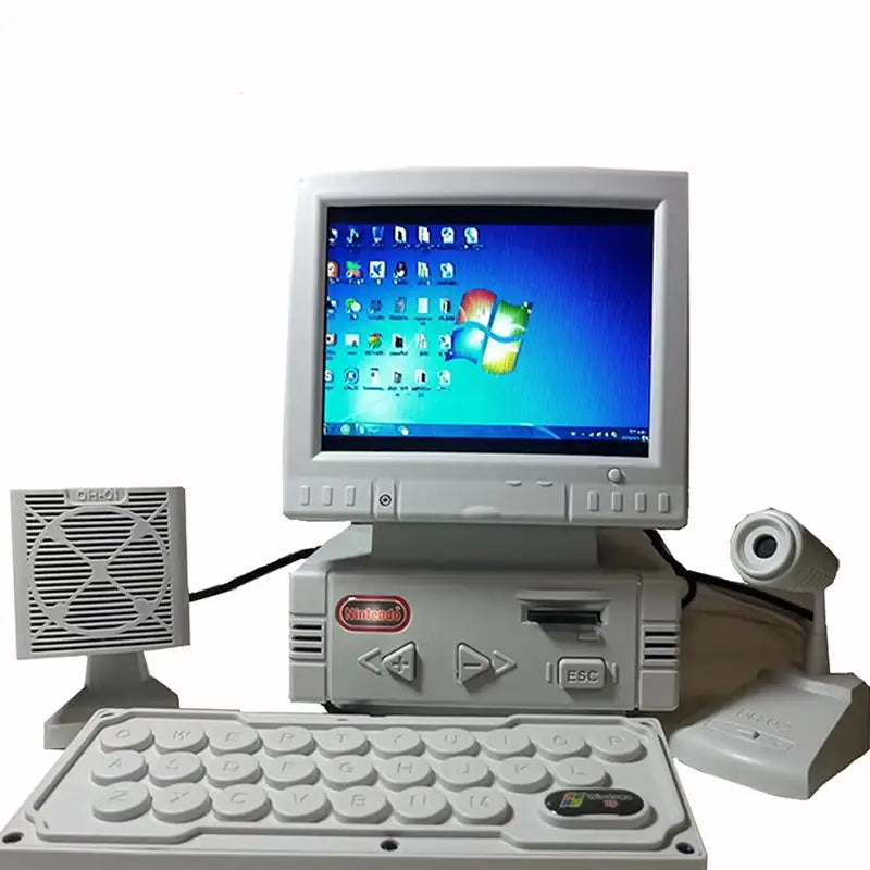 Traditional Computer Style Game Player with 3.5-inch LCD Screen Built-in 180 Retro Games And MP4 Video Support