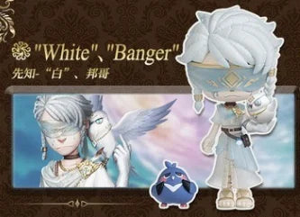 Kawaii Figure Game Identity 5 White Noir Seer Gardener Mercenary Joseph Naiad Prisoner Prospector Priestess PVC Model Gifts