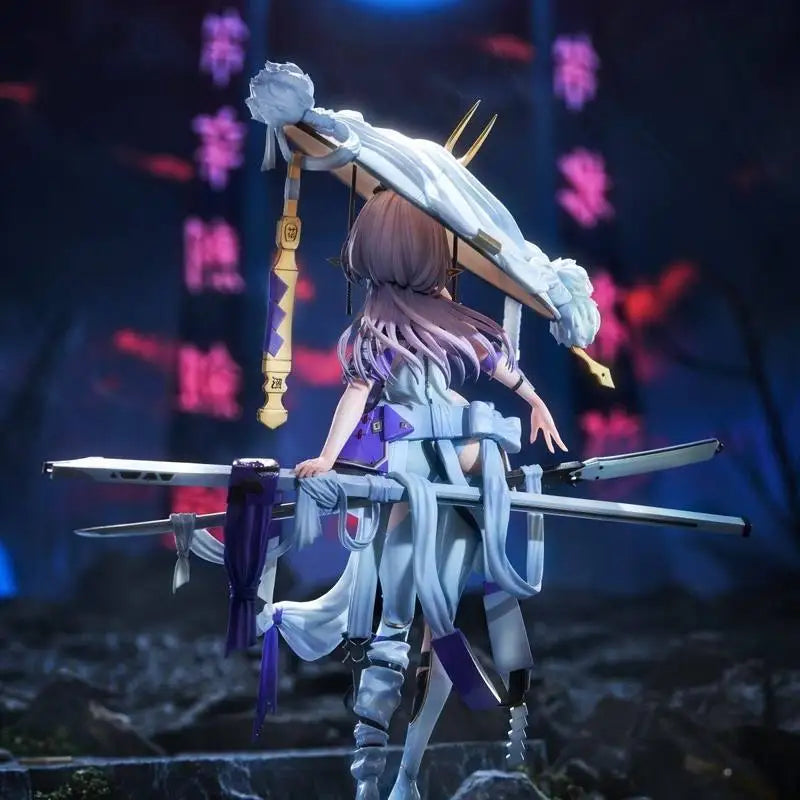 25CM Goddess of Victory: Nikke  Crimson Lotus  Limited Edition GK Model  Figure Art Toy Statue Collectible Merchandise Toy Gift