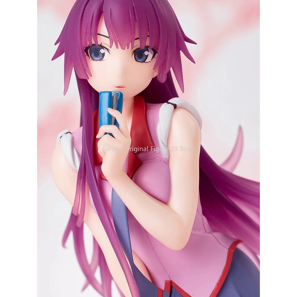 Оригинални, истински TAITO Zoku Owarimonogatari 18 см Senjougahara Hitagi PVC екшън фигурки, колекционерски модели играчки, дропшипинг