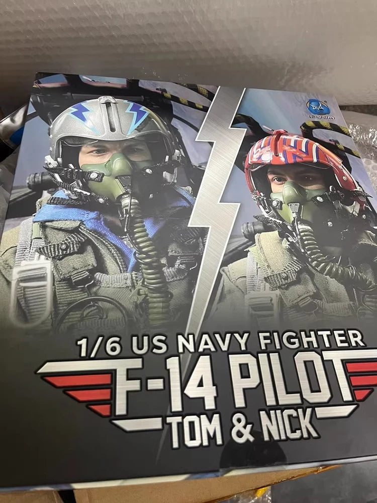 DID MA80182 1/6 TOM&Nick US Navy Fighter F14 Pilot Military Action Figure Toys Delicate 12inch Man Soldier Model Collection