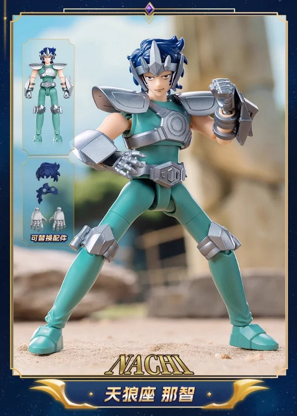 Blokees Saint Seiya Galaxy Version 2 Action Figures Camus Hoyoga Dohko Milo Shiryu Pegasus Nachi Anime Figurines Toys Kids Gifts