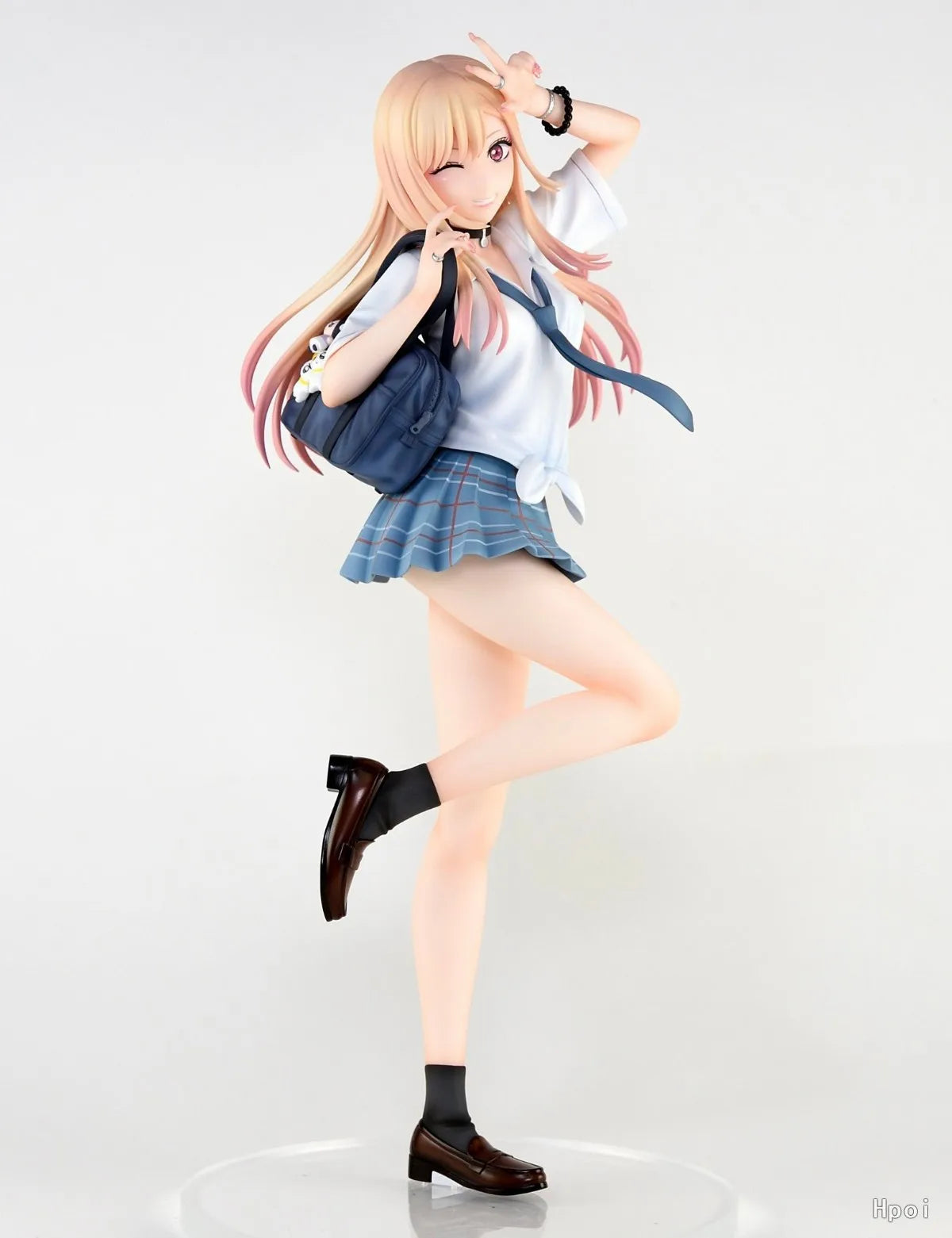 28CM Anime My Dress Up Darling Kitagawa Marin Figure School Uniform Dress Up Standing Model Toy Gift Action Figure For Kids PVC