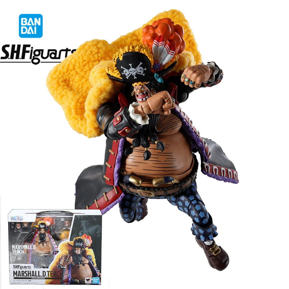 Bandai S.H.Figuarts Marshall D. Teach - The Four Emperors Blackbeard 24CM PVC Figure Highly Detailed Collectible Model Toy Gift