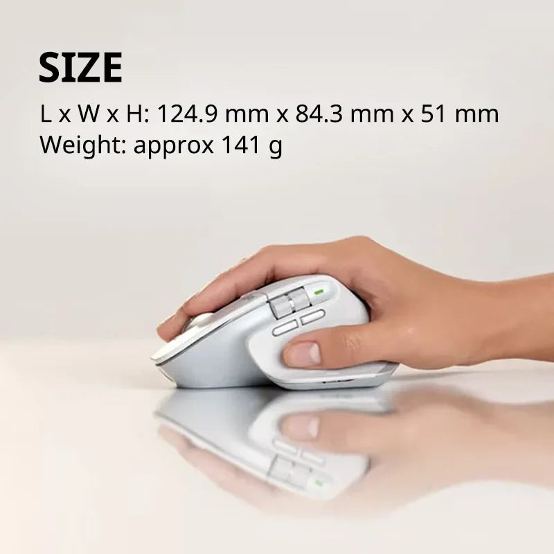 Logitech MX Master 3S Drahtlose Bluetooth Maus Bluetooth 2,4G Geräuscharm Ergonomisches Design Maus Für Gaming Laptop Zubehör