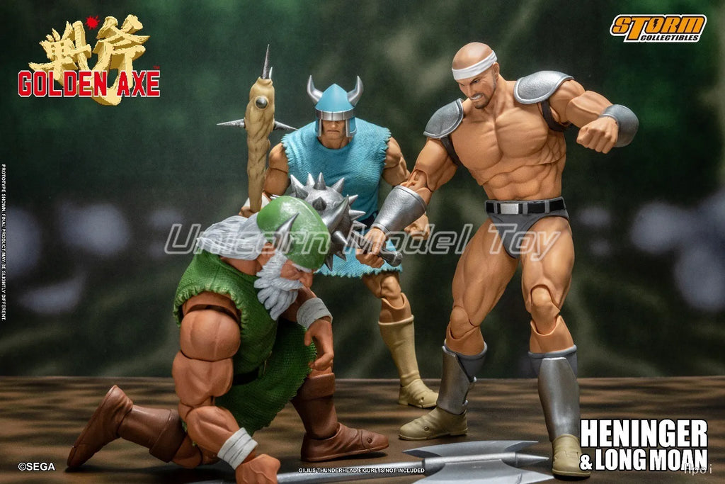 【UA】Storm Toys  GOLDEN AXE HENINGER & LONG MOAN 2 PACK Scale 1/12 Action Figures Models Toys Gifts