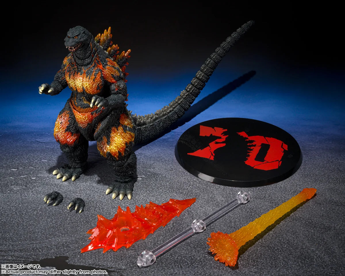 In Stock Original BANDAI SHMonsterArts Gojira VS Desutoroia 70th Anniversary Special 1995 Godzilla Figure Anime Action Model Toy